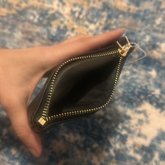 PomPom London Pebble Leather coin wallet NWOT - Picture 5 of 7